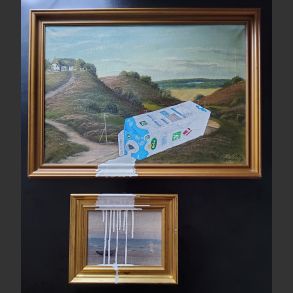 Grd ikke over spildt mlk p gamle malerier 