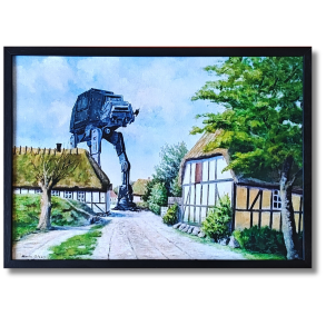 AT-ATtention Kunstprint