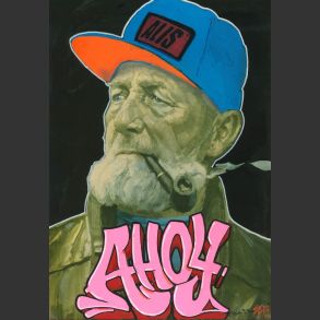 Den gamle Skater. Postkort