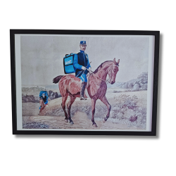 Wolt X Christian IXkunstprint.   Limited edition