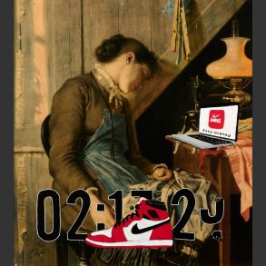 Jordans Sneaker raffle, Kunstprint